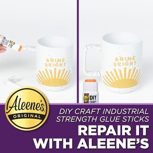 Aleene's DIY Craft Industrial-Strength Glue Sticks, Permanent Bond for Easy Repair, 2 Pack