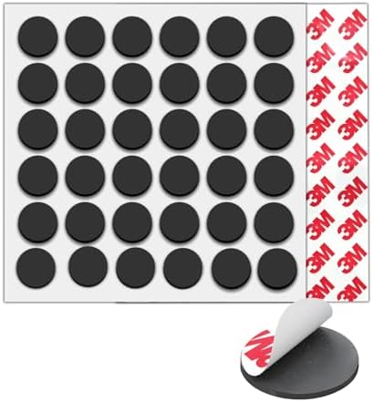 36Pack, Round Magnets Dots Peel and Stick, (Diameter 0.8" x 0.08" Thick) Precut Magnetic Tapes with Adhesive Backing, Circle Flexible Magnets for DIY, Art Projects, whiteboards & Fridge