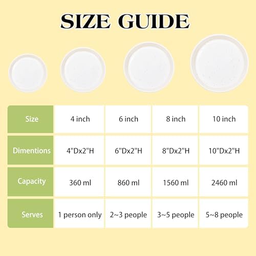 4 Inch Silicone Round Cake Pans, Set of 3, Cream