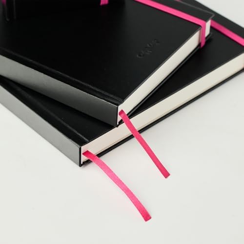 CuppaClip Sketch Book Hardcover Drawing Pad 300GSM Acid-Free Paper Spiral Bound Sketchbook 50 Sheets/100 Pages Art Supplies (Hardcover, 4x5.9in)