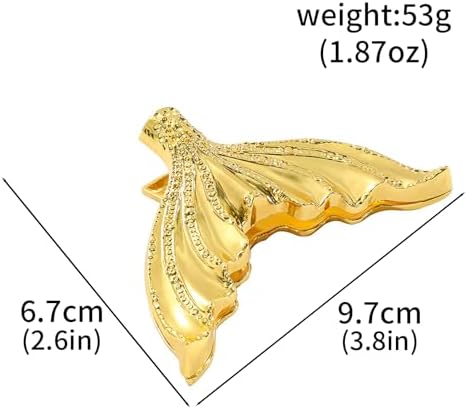 Vintage Crocodile Head Journal Clip - 3.4 Inch Heavy Duty Alligator Metal Book Clip Pin, Solid Decorative Bookmark Paper Organizer Notebook Holder Planner for Home Office Desk