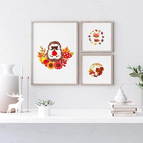 Louise Maelys 3 Set Animal Embroidery Kit for Beginners Cute DIY Gift