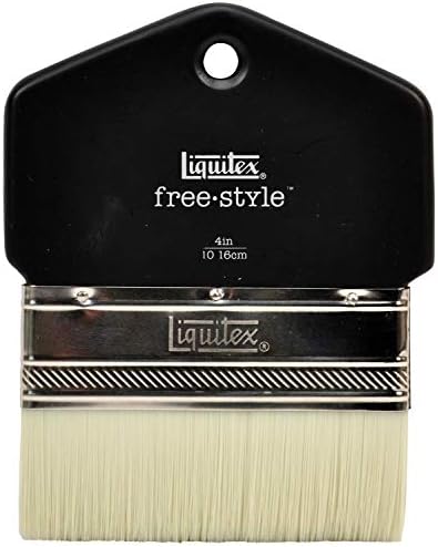 Liquitex - 1301004 Professional Freestyle Large Scale Brush, Paddle 4-inch, White