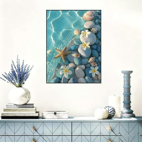Benjenes 3Pack Diamond Art Kits for Adults, Ocean Diamond Painting Kits