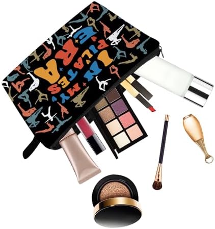 Pilates Print Small Cosmetic Bag