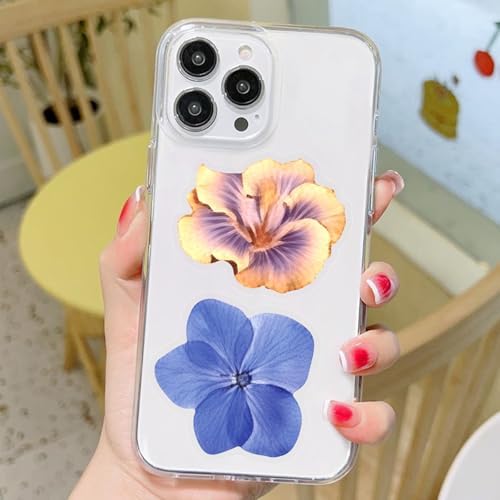 50PCS Transparent Flora Scrapbook Stickers, Flower-E | Vintage Aesthetic Flowers, Vinyl Waterproof, For Scrapbooks Travel Journal, For Water Bottles Laptop Phone