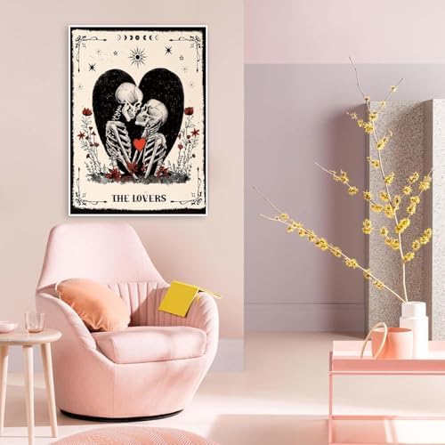Skull Diamond Art Kits for Adults Funny Diamond Painting Kit for Beginner