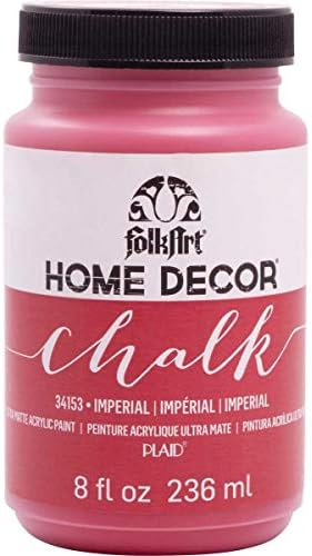 FolkArt Home Decor Water Based Chalk Furniture & Craft Paint in Assorted Colors, 8 ounce, Imperial