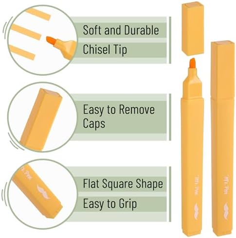 Mr. Pen- Aesthetic Highlighters No Bleed, 10 Pack, Assorted Colors | Chisel Tip, Cute Highlighters Assorted Colors for Journaling, Highlighting, Underlining, Fast Dry, Back to School Supplies