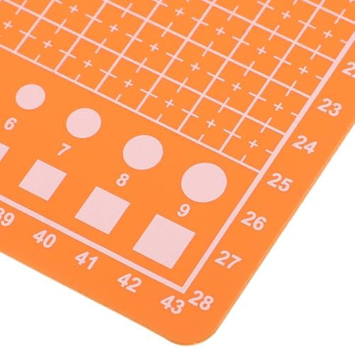 SHINEOFI Double-Sided PVC Mat for Diy Crafting Sculpting and Painting 24 x 36 Gridded Craft Board for Scrapbooking
