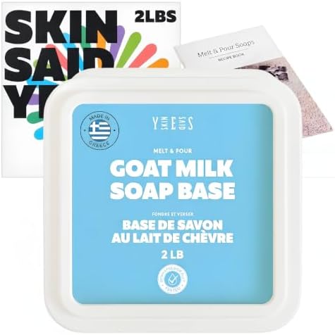 Skin Said Yes Goat Milk Soap Base 2 LB | Made in Greece