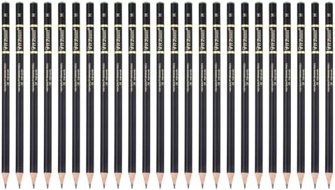 PATIKIL 24Pcs Drawing Pencils for Sketching, H Refill Sketch Pencils for Drawing, Graphite Art Pencil Set Professional Resistant Lead for Painting Shading Artist Office Supplies