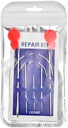 Heavy Duty Hand Sewing Needles Kit, 21 PCS Leather Sewing Needles with 15 Leather Hand Sewing Needle and 6 Curved Needle for Home Upholstery, Leather Needles for Hand Sewing