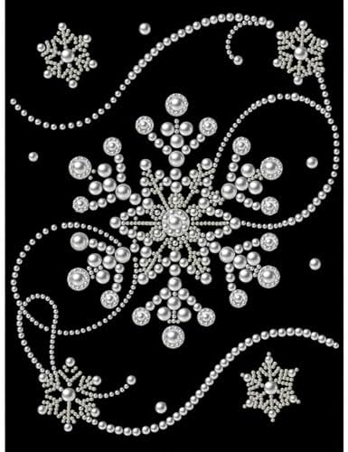 DIYBEADDOT Snowflake Diamond Pearl Painting Kits for Adults,5D Diamond Art Pearl Painting Kits for Beginner，DIY Special Shape Pearl Gem Crafts for Home Wall Decor 16 x 20 inch