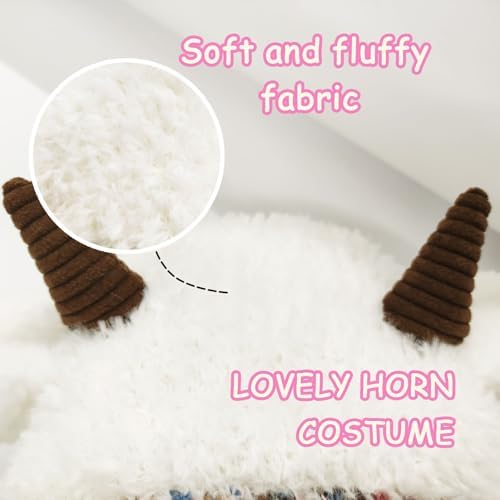Animal Hat Cute Sheep Cap for Girls, Soft Lamb Beanie with Ear Flaps, Winter Headwear Cosplay Props Party Supplies