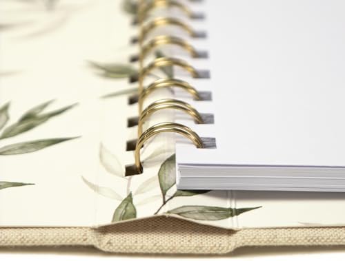 FORANG Scrapbook Album Kit 9x10 Inch – Linen Hardcover Photo Album with 60 White Pages, DIY Scrapbooking Supplies Included, Memory Book, Craft Journal, Aesthetic Photo Album (Luxury Gift Box)