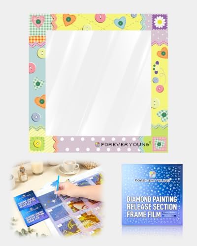 forever young Reusable Diamond Art Release Film 30 PCS Patchwork Dreams