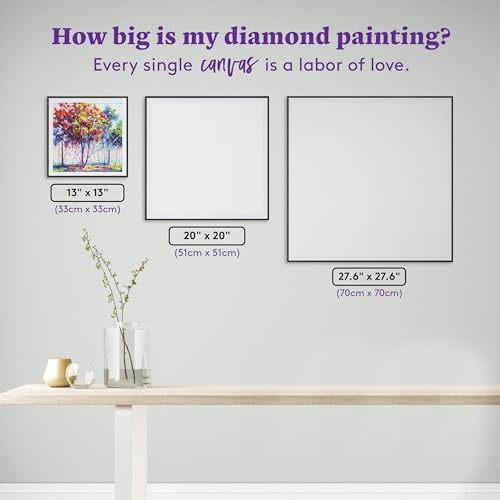 DIAMOND ART CLUB Shades of Solitude Diamond Art Kits for Adults