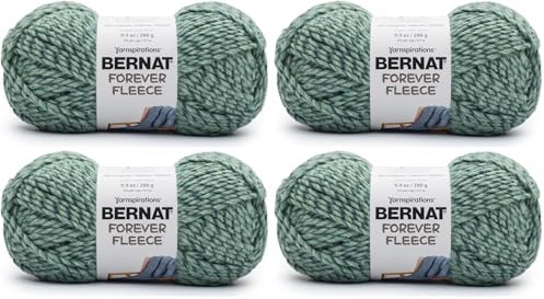 Bernat Forever Fleece Yarn, 280G, Ficus 2 Count (Pack of 2)
