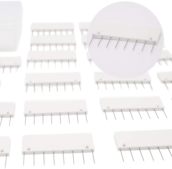 LAMXD Knit Blocking Pins Kit - 25 Pcs Knit Blockers & 100 T-pins Kit for Blocking Mats- Knit Blocking Combs for Blocking Knitting, Crochet, Lace or Needlework Projects, use for Knitting Mat