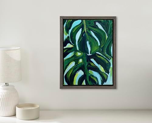 Kate and Laurel Sylvie Blank Framed Canvas Wall Art; 10x13 Gray; Modern Empty Canvas for Paint-Your-Own Art; Ready to Paint Premium Canvas Already Framed