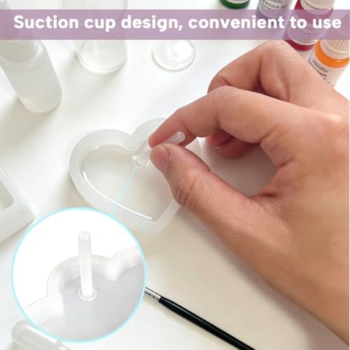30 Pack Hole Maker for Resin, 5 Sizes 3/4/5/6/8mm Drill-Free Tools