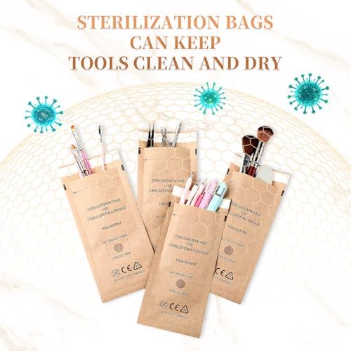 150Pcs Disposable Self-sealing Sterilizer Pouches for Nail Tool