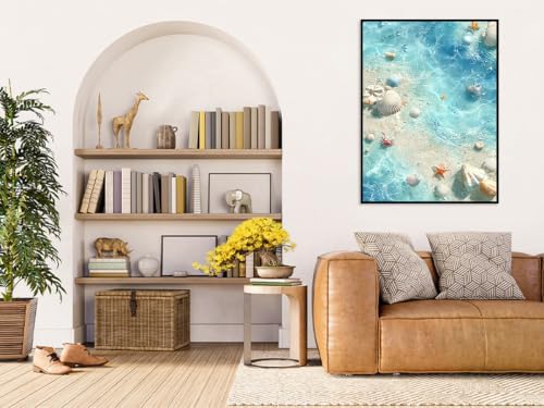 Benjenes 3Pack Diamond Art Kits for Adults, Ocean Diamond Painting Kits