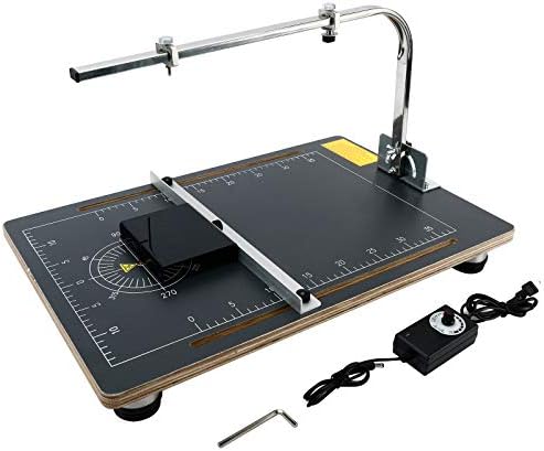 110V 30W Hot Wire Foam Cutting Machine Table Top Styrofoam Cutter for Sponge, Pearl Cotton, KT Board, Polystyrene Cutting
