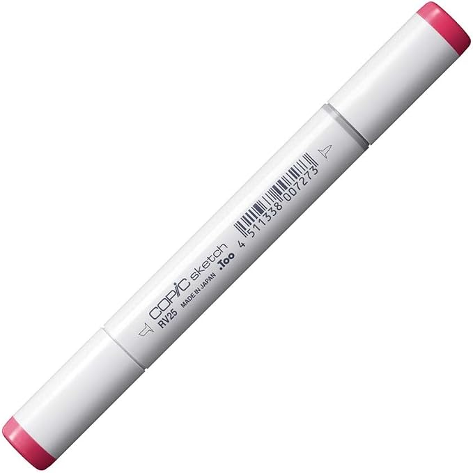 Copic Markers RV25-Sketch, Dog Rose Flower