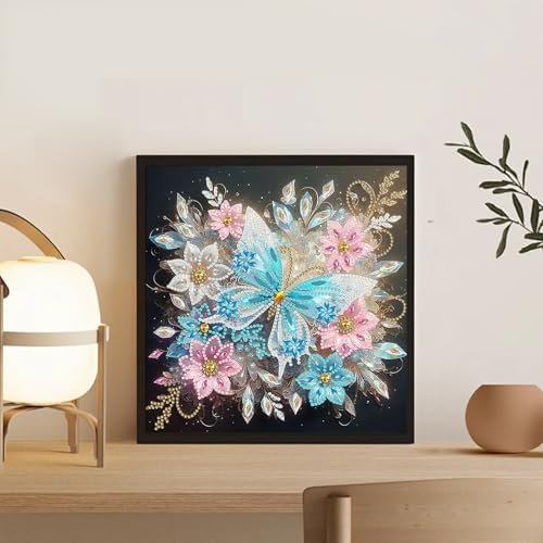 Butterfly Diamond Art Kits for Adults Special Shape Diamond Painting