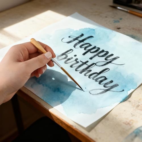 3 Pcs Rigger Liner Brushes Scroll Pinstriping Brush Extra Long Liner Brushes Fine Tip Paint Brush Set for Filling Corners Marking Outlining Creating Edge Borders Watercolor Acrylic Detail Painting