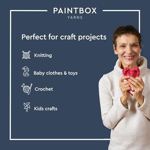 Paintbox Yarns 100% Cotton Aran Yarn 1.76oz / 50g, 93yds / 85m