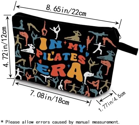 Pilates Print Small Cosmetic Bag