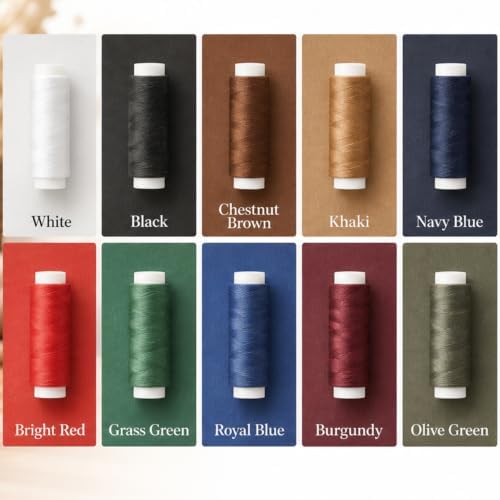10 Colors Polyester Sewing Thread 110 Yards Each