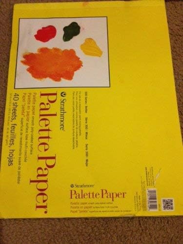 Strathmore 300 Series Palette Paper Pad, Tape Bound, 12x16 inches, 40 Sheets (41lb/67g) - Artist Paper for Adults and Students (Pack of 12)