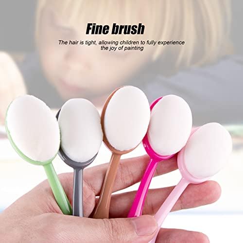 Yoseng 5 Pcs Craft Ink Blending Stencil Brushes with Color Coded Handles