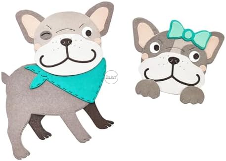 Patchwork Dog Metal Cutting Dies for Card Making