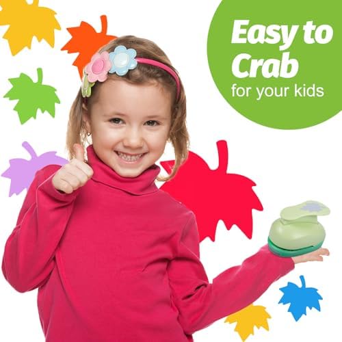 UCEC 2 Inch Maple Leaf Paper Punch for Crafting, Hole Punch Maple Shapes, Craft Lever Cutter Handmade for Autumn, Thanksgiving Day, Paper Crafting and Scrapbooking