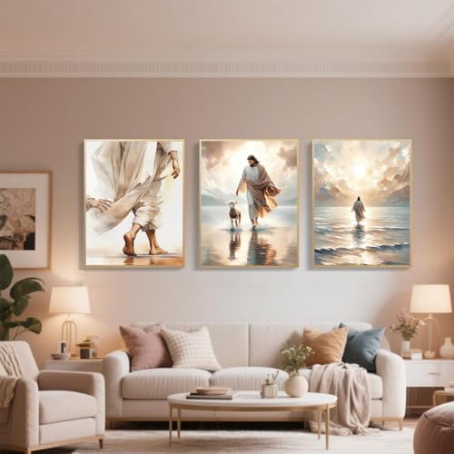 3pack Jesus Diamond Art Kits for Adult Diamond Painting Kit for Beginner
