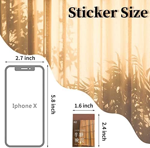 600 Pieces Washi Sticker Set, 12 Set Scrapbooking Diary Planner Album Diary Notebook, Scrapbooking Sticker Journaling Supplies for DIY Arts and Crafts Card Making Laptop Decoration