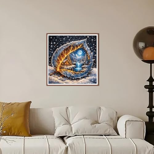 Kulvci Landscape Diamond Painting Kit for Adults, Diamond Art Kit 12x12inch