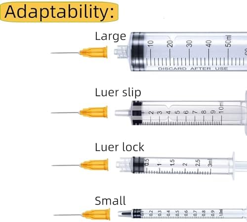100 Pack 25 Gauge 5/8 Inch Sterile Disposable Lab Supplies, Scientific and Industrial Dispensing Needle Accessories