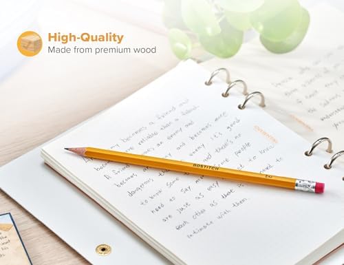 Bostitch Premium #2 Pencils, Premium Wood, Unsharpened, HB Graphite, 20-Count
