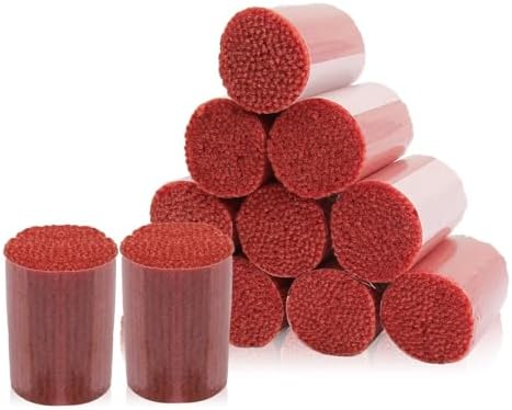 AKZYTUE 12 Rolls Latch Hook Yarn, Precut Rug Yarn for Latch Hook Kits, Crochet Yarn Bundles for Latch Hook Rug Making, DIY Tapestry Crafts for Adults & Beginners,Deep Rose