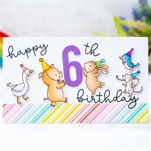 Cutting Dies Metal Stencils Scrapbooking Tools DIY Embossing Template for Paper Card Making Album Arts Crafts Supplies (0-9 Numbers-8.5x6.4cm)