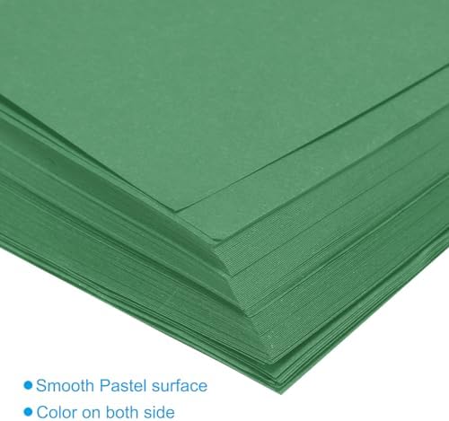 MECCANIXITY 50 Sheets Origami Paper Double Sided 8x8 Inch(20x20cm) Square Sheet for Art Craft Project, Beginners, Gifts Decor, Emerald Green
