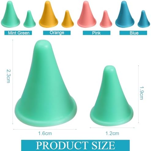 28 Pcs Knitting Needle Stoppers Colorful Knitting Needles Point Protectors 2 Sizes Needle Tip Stoppers Knit Needle Tip Covers Knitting Needles Cap, for Beginners Knitting Craft DIY