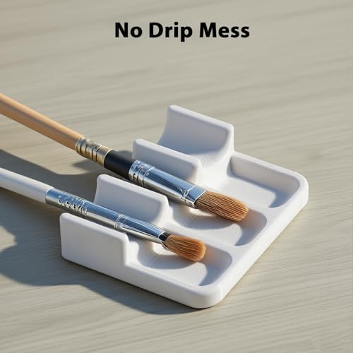 4Pcs Paint Brush Holder, 12 Slots Brush Organizer for Artists