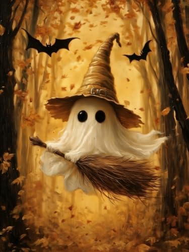 Halloween Diamond Art Kits for Adults, Diamond Art Painting Kits for Adults